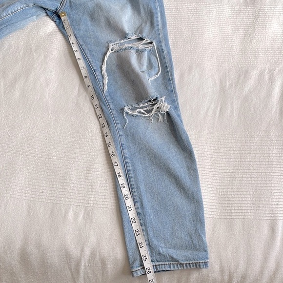 pistola Distressed Nico High Rise Mom Light Wash Jeans Size 29 - Picture 8 of 11